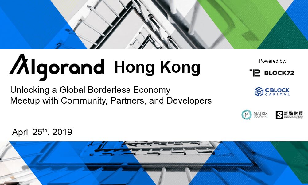 On April 25th, two powerful ladies with strong research backgrounds from MIT, and former Head of IBM China Research Lab, will discuss about true decentralization, scalability and security that businesses need. Register here! bit.ly/AlgorandHongKo…
