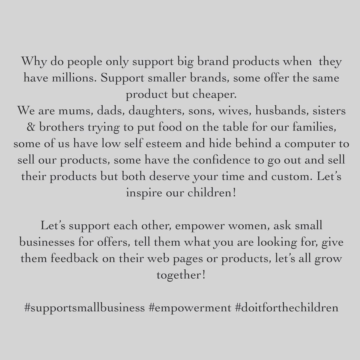 fiinxuk's tweet photo. Support small business #WednesdayWisdom @KimKardashian @Kardashian411 @Chloe_GShore @KensingtonRoyal https://t.co/sEzcU7Wdku
