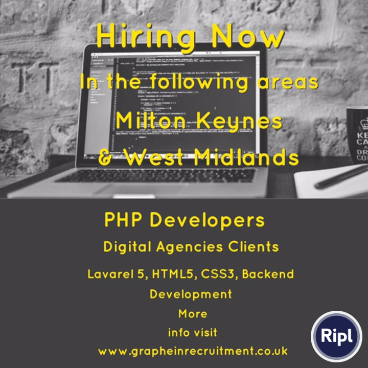 Are you a PHP Developer, love code and feel there is more to the Matrix? Then follow the white rabbit 🐇s.ripl.com/v9v6ox via ripl.com