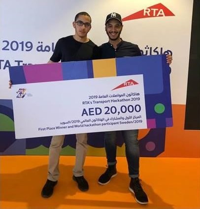 #CONGRATULATIONS to #AUS #Computer #Science and #Engineering team for winning First Place in the 2019 #RTA #Hackathon. The AUS team developed a face recognition solution for public transit access that would allow you to use your face as your token to travel instead of a Nol card.