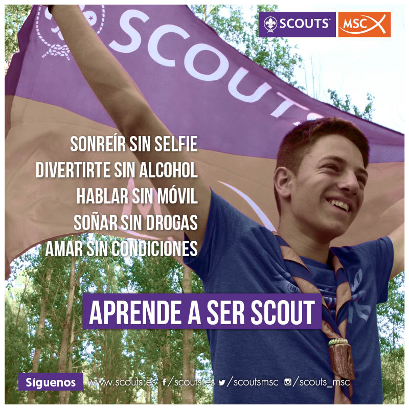 Ser scout te abre un mundo de nuevas posibilidades, amigos y experiencias. 👉scouts.es/msc-somos/