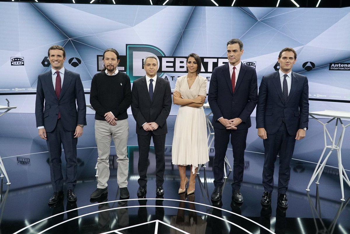 #Audiencias | Atresmedia vuelve a hacer historia con el debate más visto de la campaña electoral: 9.477.000 espectadores y un 48,7% de cuota de pantalla. #ElDebateDecisivo