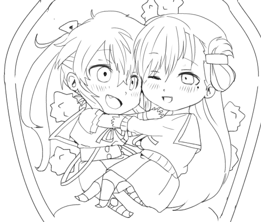 @Hal_nasubi わお………頑張る……(; ・`д・')
糸目も可愛いもんね…こんな…こんな感じ…???
さりげなく殺しにくるん・・・このままいく…ありがとう 