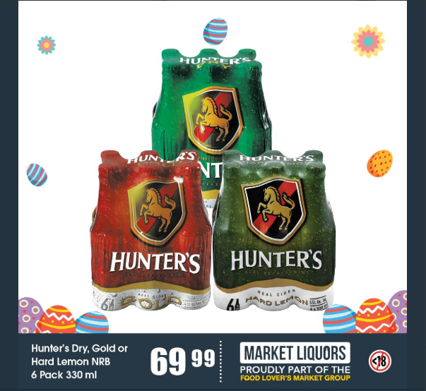 FetchtheCity's tweet photo. Grab a 6-Pack Of #Hunters Dry, Gold or Hard Lemon For Just R69.99 Courtesy Of @MarketLiquors https://t.co/o5WfGYjlvv #dealsonwheels #fetchthecity #girltalkza #hunterscider #marketliquors #personalshopper #pretoria #pretoriadeals #savemonay #wednesdaymotivation https://t.co/6xRl5ke11v