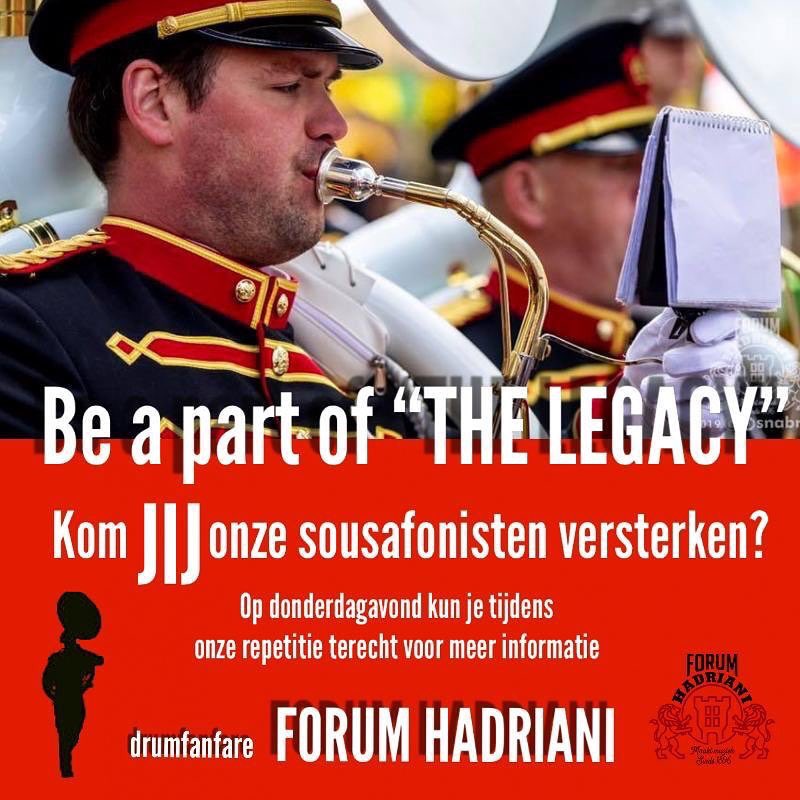 MarchingbandFH's tweet photo. Op zoek naar een mooie uitdaging bij een geweldige club? #thelagacyofmusic #sousafoon #sousafoonspeler #sousafonist #voorwaartsmars #korpsmuziek #korpsmuziek #drumfanfare #marchingband #ledenwerving #voorburg https://t.co/gcJGqCJu3l
