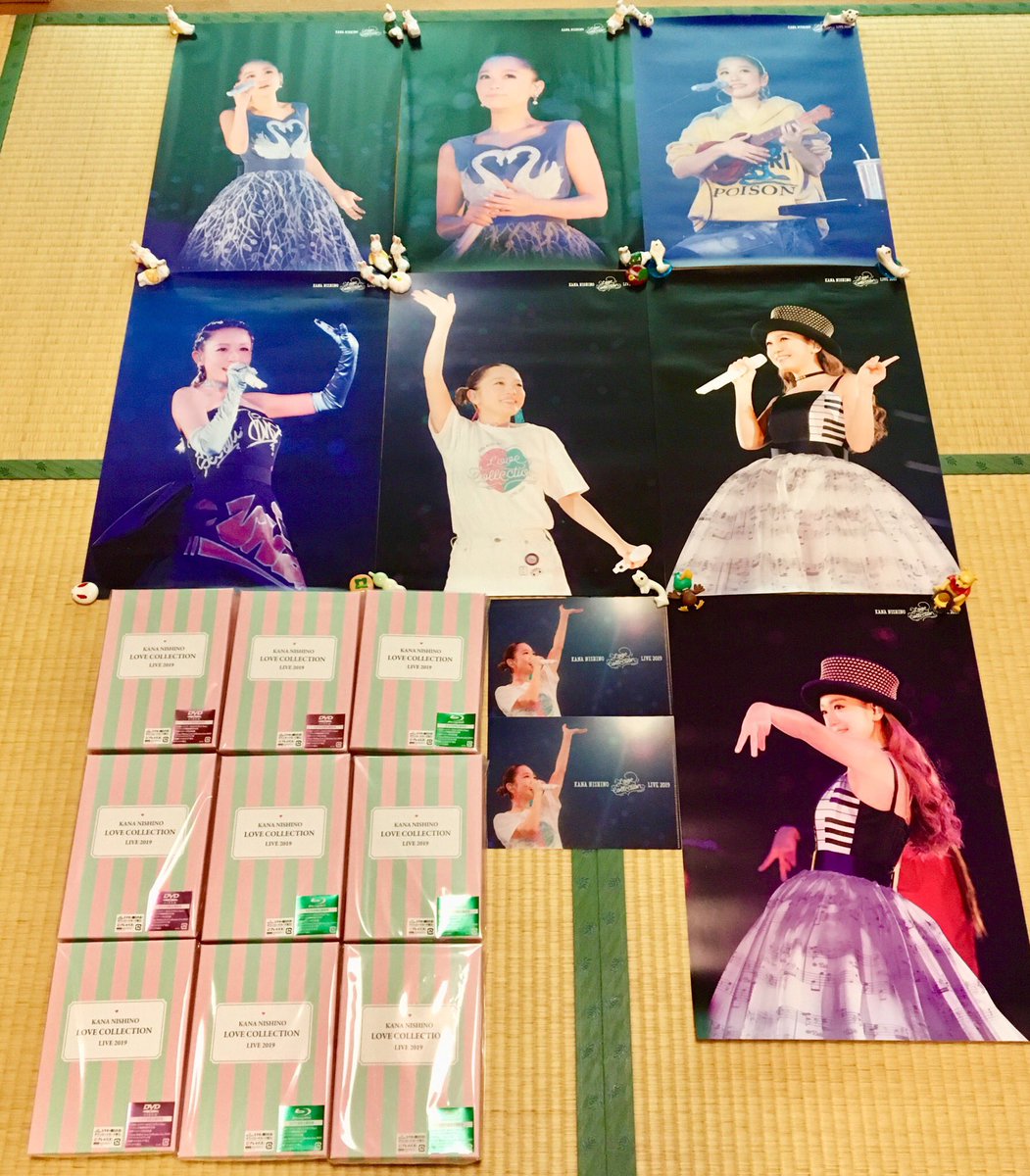1126yuppitan's tweet photo. 平成31年4月24日午後のカナタイム🕒
そして今日はLCLのBD/DVD 発売日💿📀
クリアファイルとポスター7種コンプしたったー😍💕💕💕
#どうせ平成最後なんだからやりたいことして令和迎えよう
#西野カナ #カナやん 
#LoveCollectionLive2019 
#カナやんファンのみなさんこれからもよろしくお願いします https://t.co/iHPxqPX5er