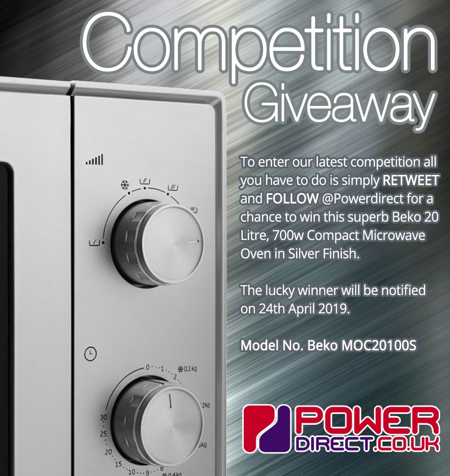 PowerDirectUK's tweet image. We will be announcing the winner of our #Free #Competition #Giveaway at 1.30pm TODAY... Last chance to #RT and #Follow @PowerDirectUK for a chance to #Win... Be Lucky!