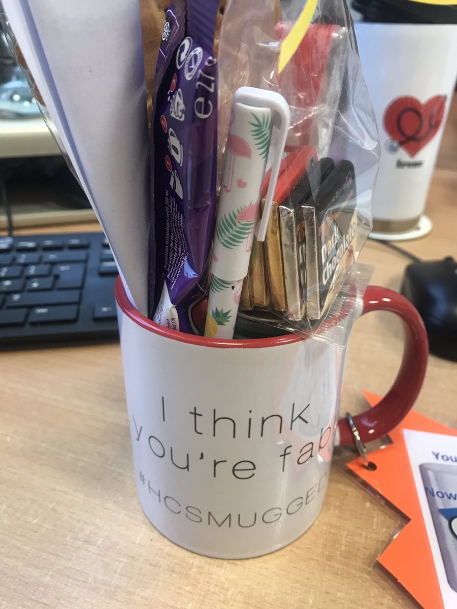resuservicejsy's tweet photo. Well what a great start to the day thank you to whoever #HCSMUGGED me #kindness #makesworkbetter 💕 https://t.co/8mCYU3fVvS