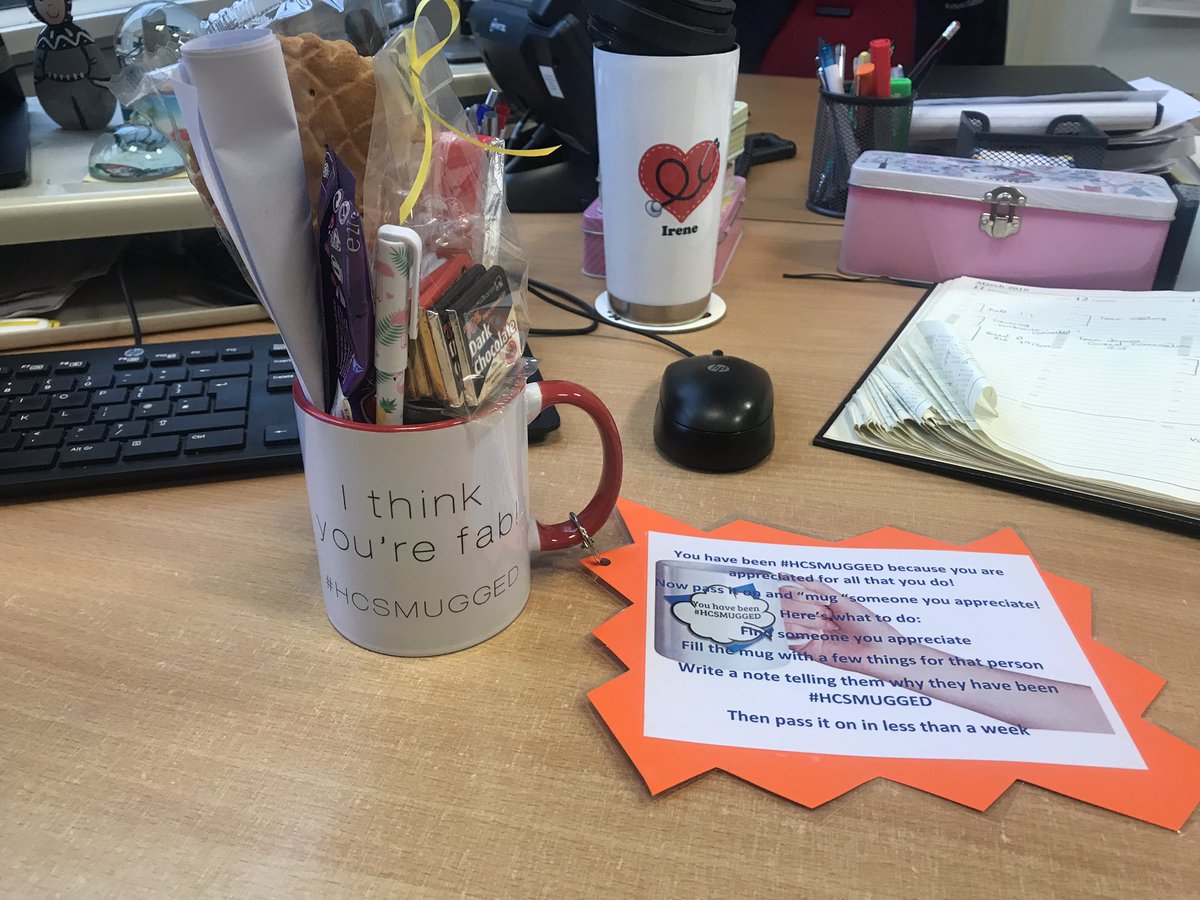 resuservicejsy's tweet photo. Well what a great start to the day thank you to whoever #HCSMUGGED me #kindness #makesworkbetter 💕 https://t.co/8mCYU3fVvS