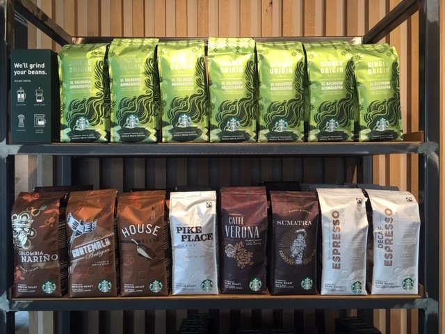 This Friday, pop into store and we will give you a free regular drink with every bag of coffee you purchase #starbucks@home