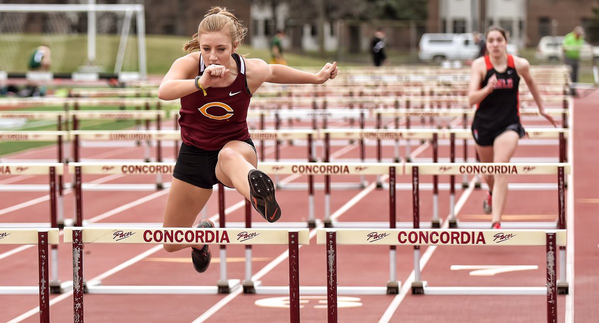 CobberSID's tweet photo. RECAP: The word of the day was "variety" for the Cobber women's track &amp; field team at the Cobber Twilight. Find out which athlete won an event and completed the rare steeplechase/pole vault/javelin triathlon. 
📰: https://t.co/atFbJkVoQe https://t.co/6qeP6WsD4c