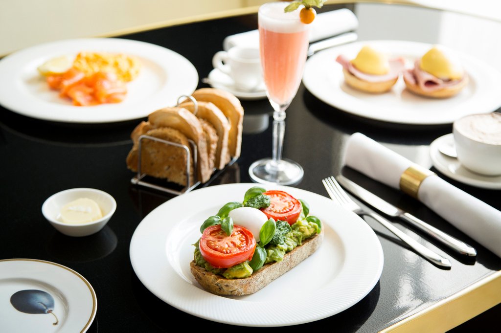 Crushed avocado on thick granary toast, slow roast tomatoes, poached egg &amp; pesto. The most important meal of the day should always be delicious...
