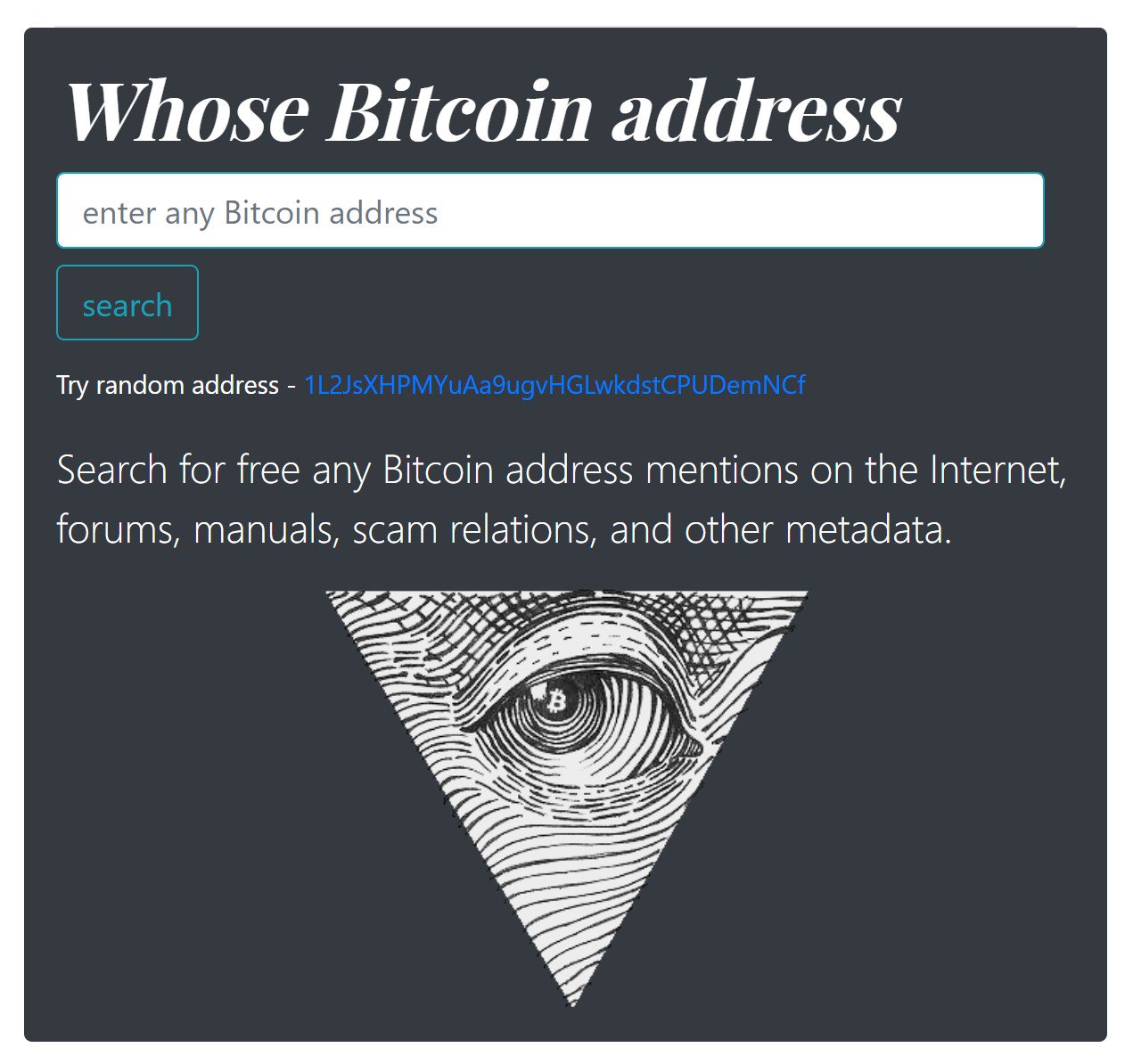 Bitcoin Address Analyzer The Bitcoin Forum - 