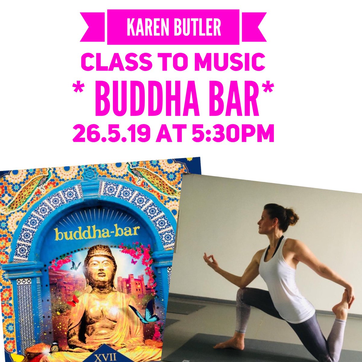 THIS FRIDAY with <a href="/karenbutler77/">Karen Burton</a>! Book to avoid disappointment! 🎭🎹🎵🙏🏼 #classtomusic #music #yoga #buddhabar #yoga #fulham #parsonsgreen #friday #friyay #weekend
