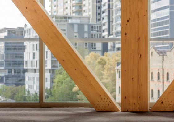 SustainableTall's tweet image. UNSW Associate Professor Phil Oldfield says the plywood towers are a breakthrough for sustainable living. "Buildings like International House Sydney and Forte Apartments in Melbourne are a blueprint for what is possible." newsroom.unsw.edu.au/news/art-archi…