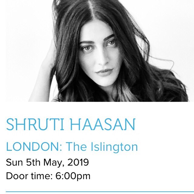 ShrutiHaasanIn's tweet photo. Catch the Lady🤘🏻🖤Rockstar @shrutihaasan’s new performance at @TheIslington this 5th of May. Book your tickets now !! 🎶💕

https://t.co/ZLjxnVetfc https://t.co/rTDfgUgYL1