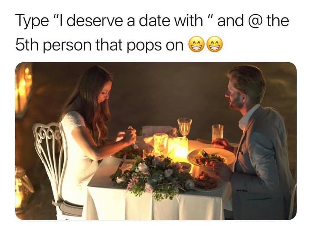 I deserve a date with <a href="/JosieSaltzmanG2/">𝑺𝒘𝒆𝒆𝒕 𝑺𝒊𝒑𝒉𝒐𝒏 🕯️ (Parody)</a>. 

     Hmmm.