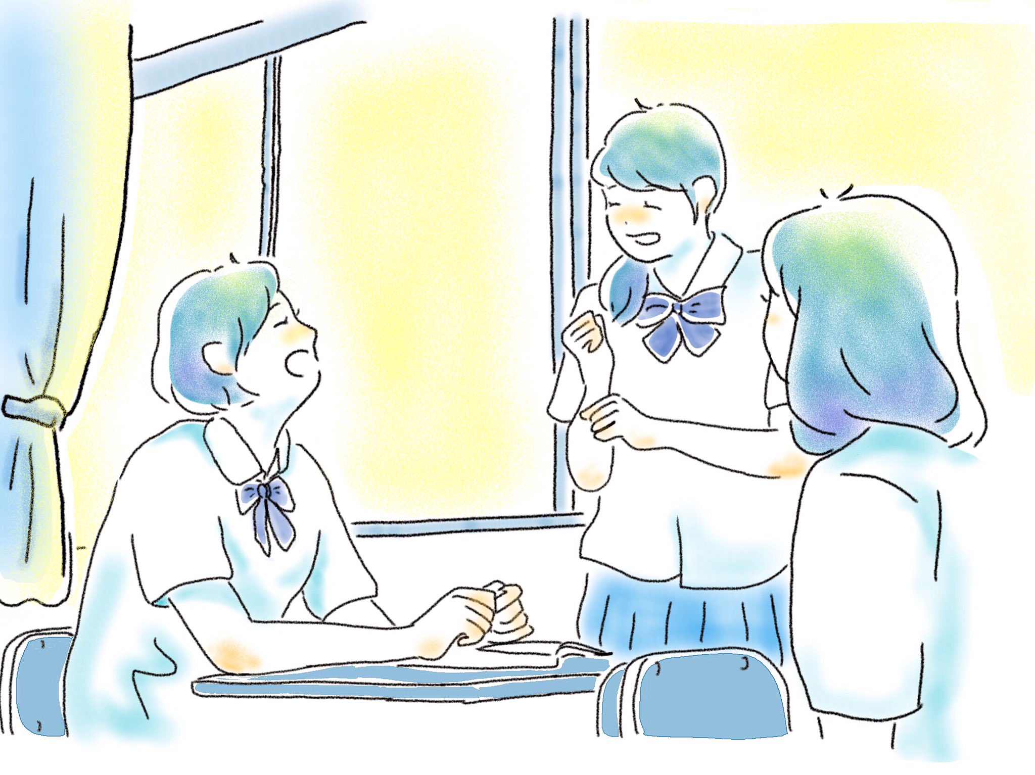 だるだるがーる 休み時間が学校に来る1番の理由 デジタルイラスト 平成最後に私の作品もっと沢山の人に広がれ祭り イラスト T Co Vvnmzaskdf Twitter