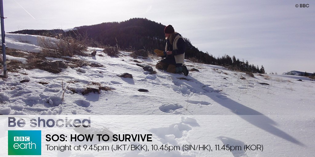 BBCEarthAsia's tweet image. Having to brave cold winds and freezing temperatures is a tough enough feat for most. But can you imagine having to endure these with a broken pelvis and dislocated elbow? Ouch! Tonight on #HowToSurvive, we meet a man who fought against the odds and pulled through it all!