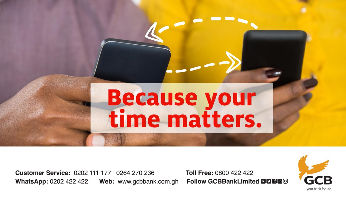 GCBBankPLC's tweet image. Transfer funds to GCB and non GCB accounts swiftly with our internet banking platform.

#InstantBanking #GCBCoolBanking