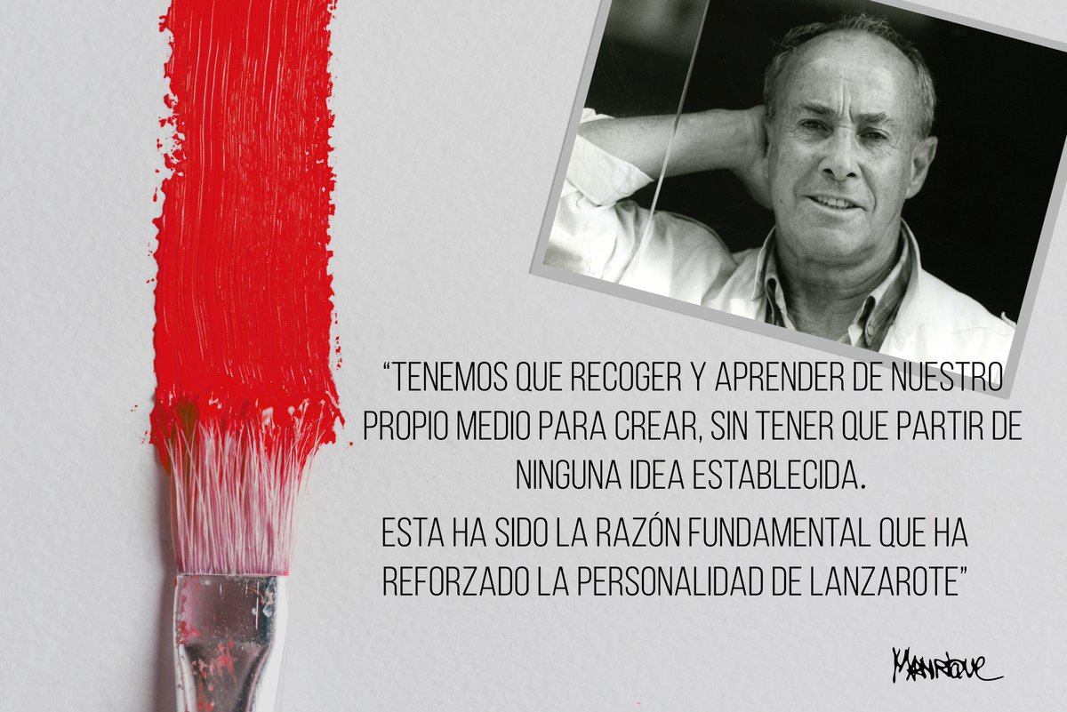 TurismoLZT's tweet photo. Hoy se cumplen 100 años del nacimiento de uno de los artistas de mayor relevancia para #Lanzarote.

#CésarManrique dejó un legado artístico sin precedentes, convirtiendo a la isla en una obra artística en sí misma. 🎨🌉

¡Gracias por tanto!

#Manrique100 #LatituddeVida https://t.co/UfOAeiGgAj