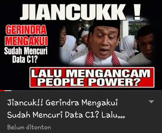 ganjarnet's tweet photo. biasanya kalah itu memang berat, tapi ya jangan terus mengada-ada #02KalahTerusBohong https://t.co/msCIBhkR7N