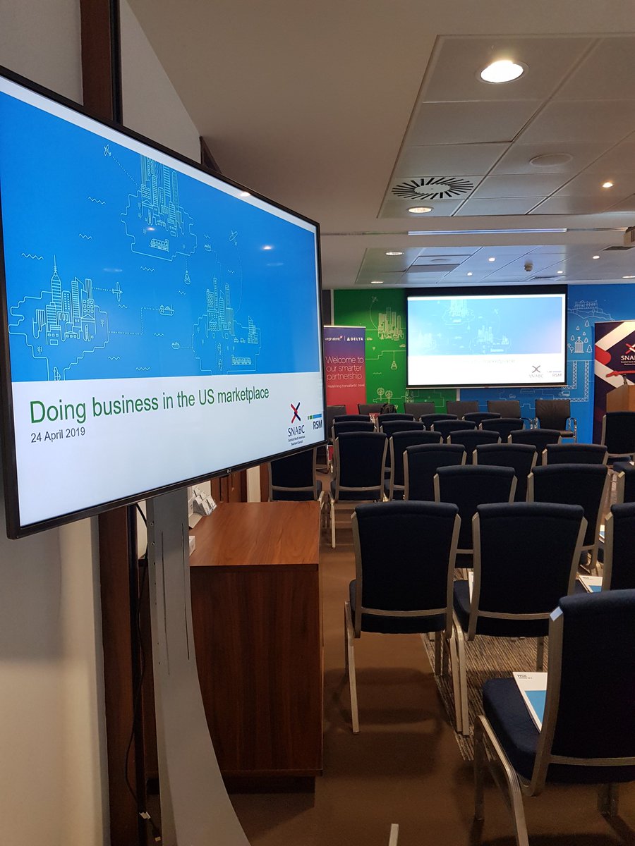 All ready for our sold out "Doing business in the #US" seminar <a href="/RSMUK/">RSM UK</a> <a href="/USAinScotland/">U.S. Consulate Edinburgh</a> #snabc <a href="/Delta/">Delta</a> #export #ustrade #rsmevents
