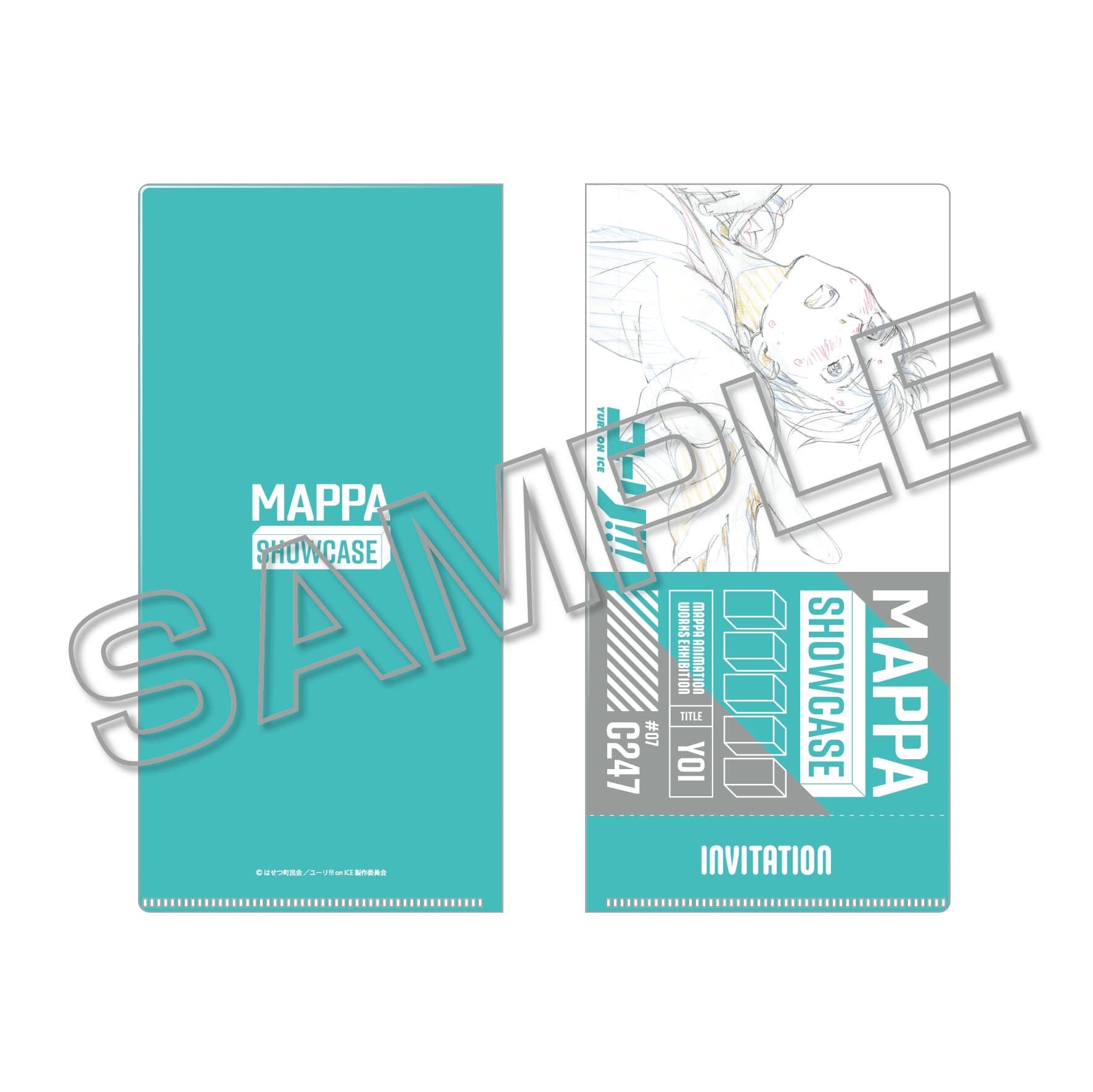 ユーリ on ICE MAPPA ショーケース限定 スクエア缶バッジ ① ユーリ on ICE MAPPA ショーケース限定 スクエア缶バッジ ⑤