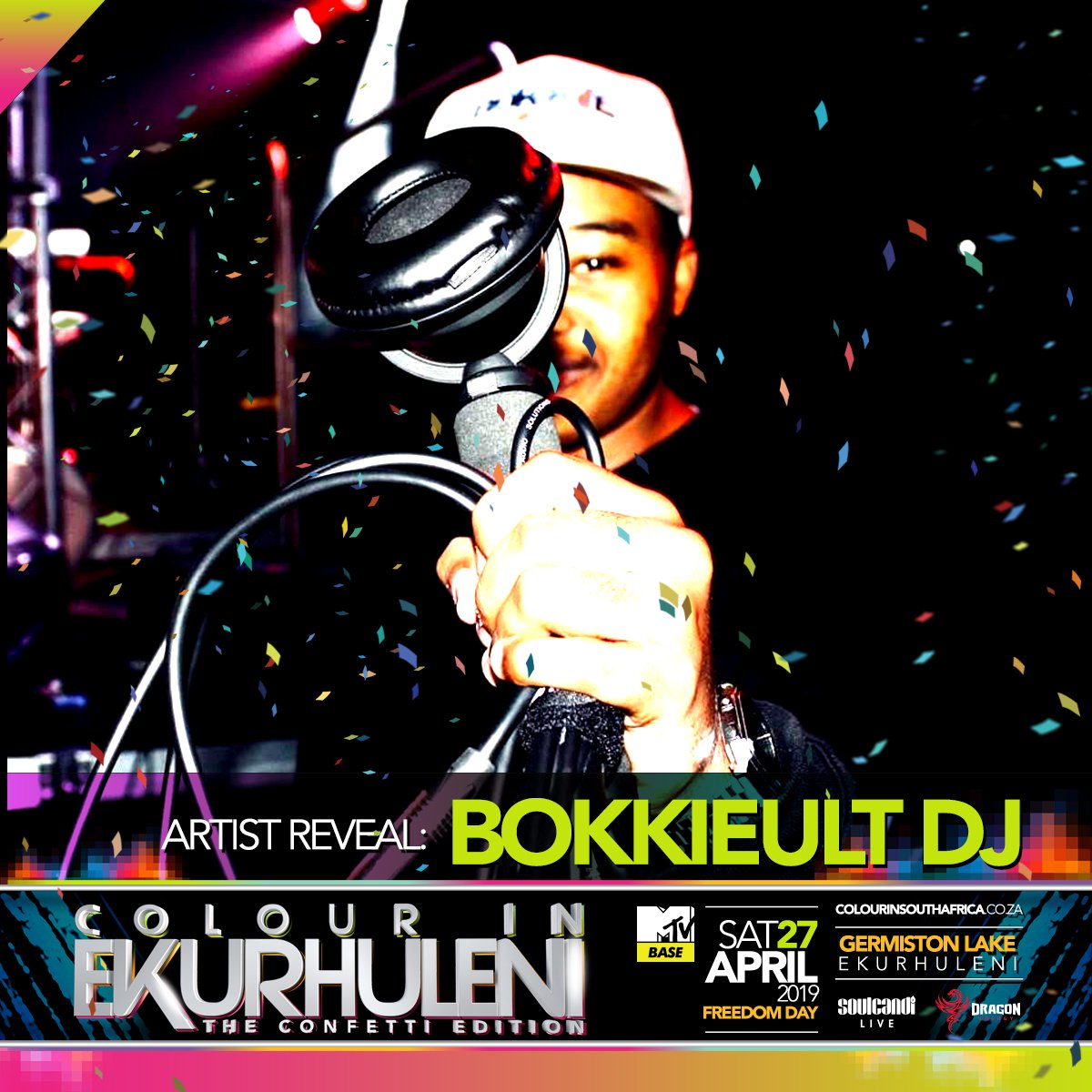 The hype is real! #ColourInSouthAfrica this weekend at Germiston Lake ft. <a href="/BokkieultDJ/">BOKKIEULT</a> // Tickets at Computicket colourinsouthafrica.co.za