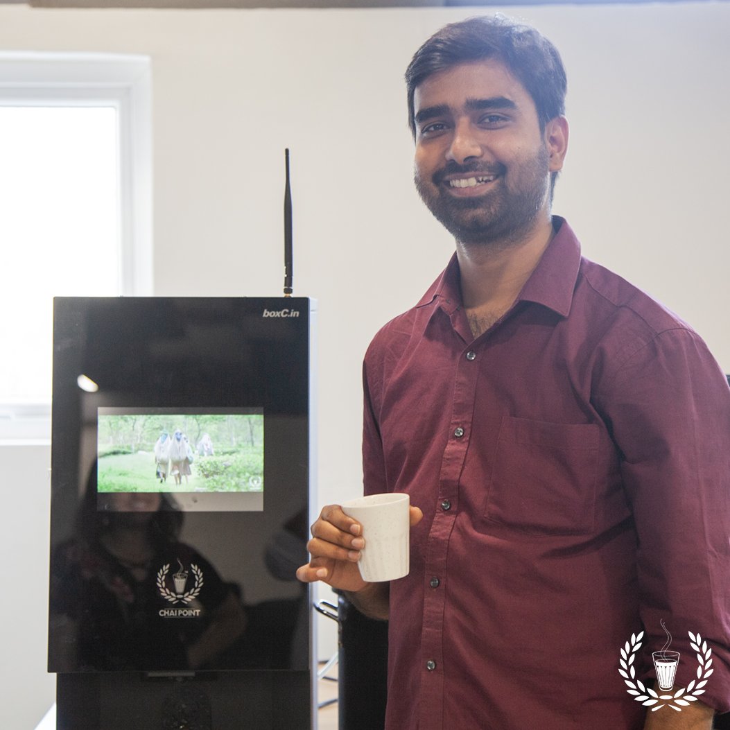 Chai_Point's tweet photo. “If it wasn’t for #boxC, I would have to go out for #chai and I’m not sure I would be convinced of the #taste, #quality and #hygiene. boxC gives me the assurance and familiarity of a consistently good cup of Chai."- Nikhil Sharma
Know more about boxC on https://t.co/8lpktC1pmZ https://t.co/hEjndanjEo