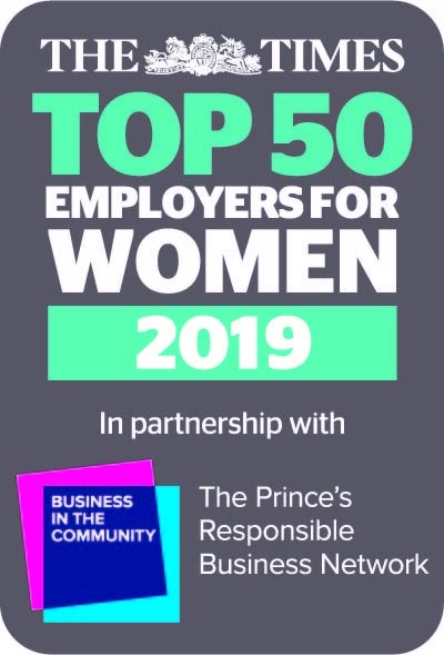 We are delighted to be listed in #TimesTop50 Employers for Women 2019 as we work hard to progress gender equality in our organisation. 🌟<a href="/BITC/">Business in the Community</a>