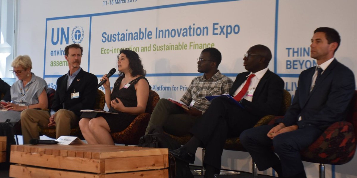 scelg's tweet image. From 11-14 March, Prof Elisa Morgera was invited by @UNEnvironment to contribute to the #InnovationExpo at the UN #EnvironmentAssembly in Nairobi, building upon @BENELEXstrath findings and her work for the @OneOceanHub. For more information: tinyurl.com/yyp3vo7m