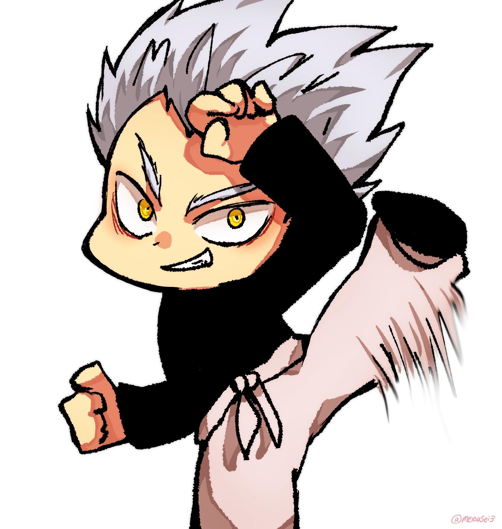 冥おー ミニキャラくらいだったら資料を見ないで描けるようになったよ イラスト投稿 ワンパンマン ガロウ T Co Qjwihxzmx5 Twitter