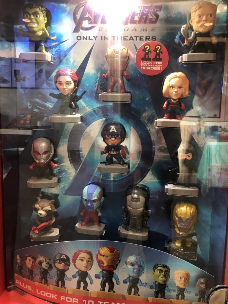mystery heroes mcdonalds avengers