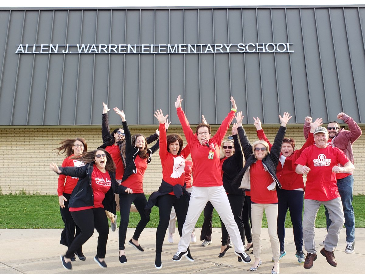 cdaviswnes's tweet photo. Warren is Red for Ed!!! @OfficeStoh @MrsWiltermood @skonopas @MsBerdine @MrsLuceWNES @counselorkal @lbazant @VGarciaNWI @MrsGeffert @mrskthompso https://t.co/DB5ljOQnNt