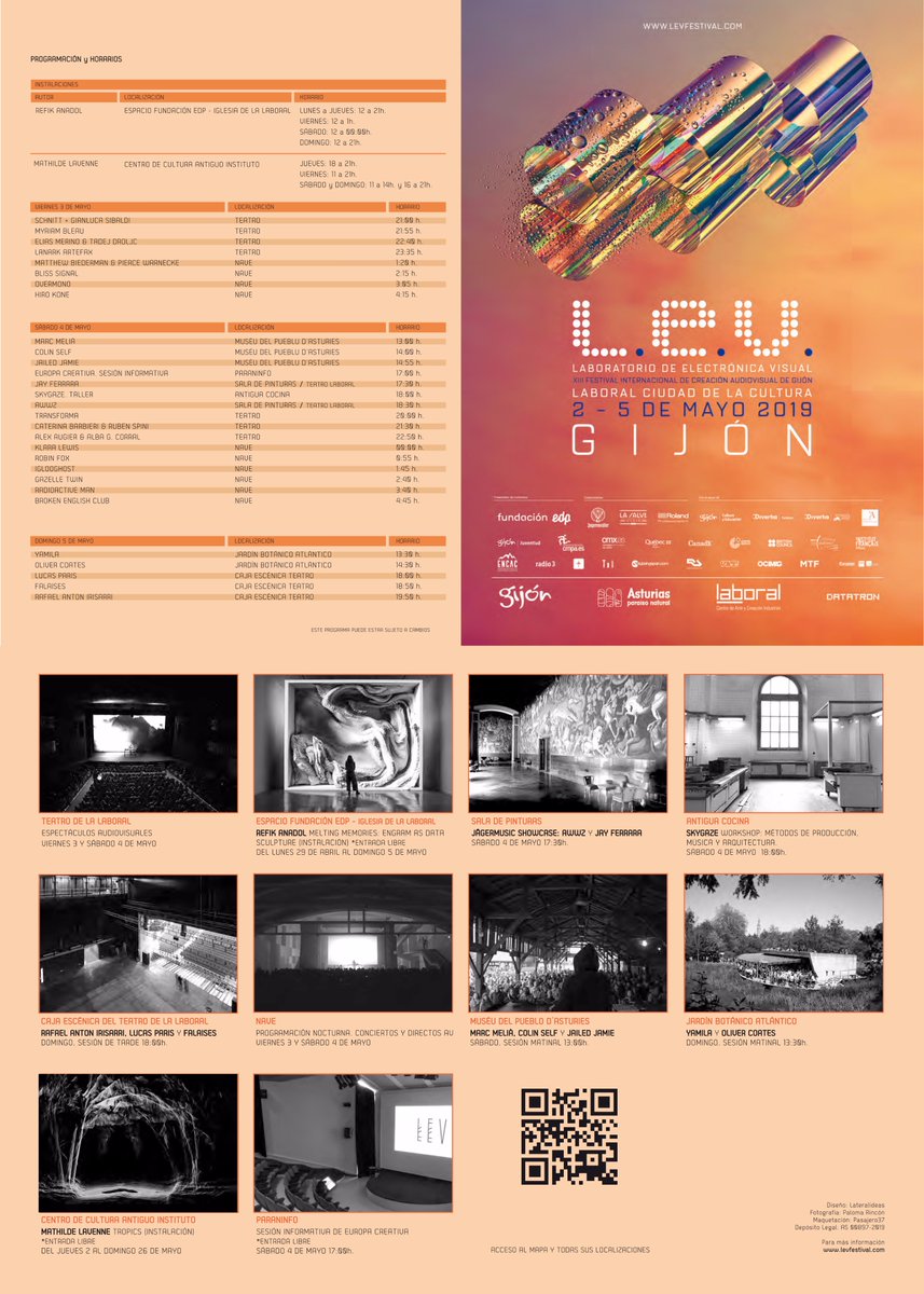 levfestival's tweet photo. Ya está listo el Programa de Mano donde consultar los Espacios, Horarios e información de las actuaciones. Descárgatelo aquí: https://t.co/Hqj8HwcJcg
-
#LEV #LEVGijon https://t.co/EVaupkZF7s