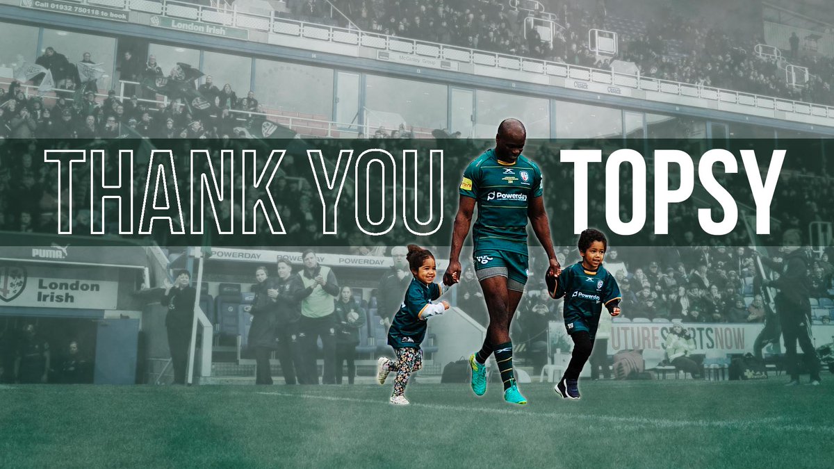 londonirish's tweet photo. A London Irish legend in the truest sense of the word โ๏ธ
Leave your messages for @topsy_ojo below ๐
#AlwaysAnExile #ThankyouTopsy https://t.co/YhJx7491Vd