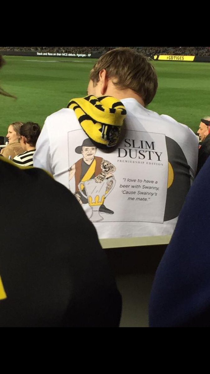 Orca73's tweet image. @swandane hope you’re getting a cut #classicT #Dusty #Tigers