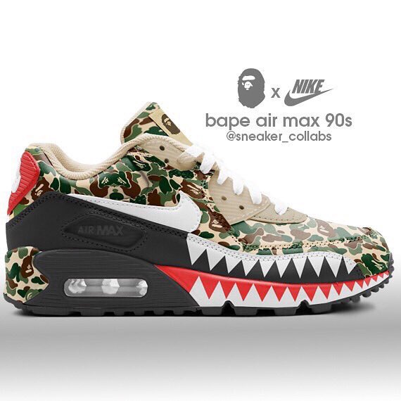 bape air max 90s