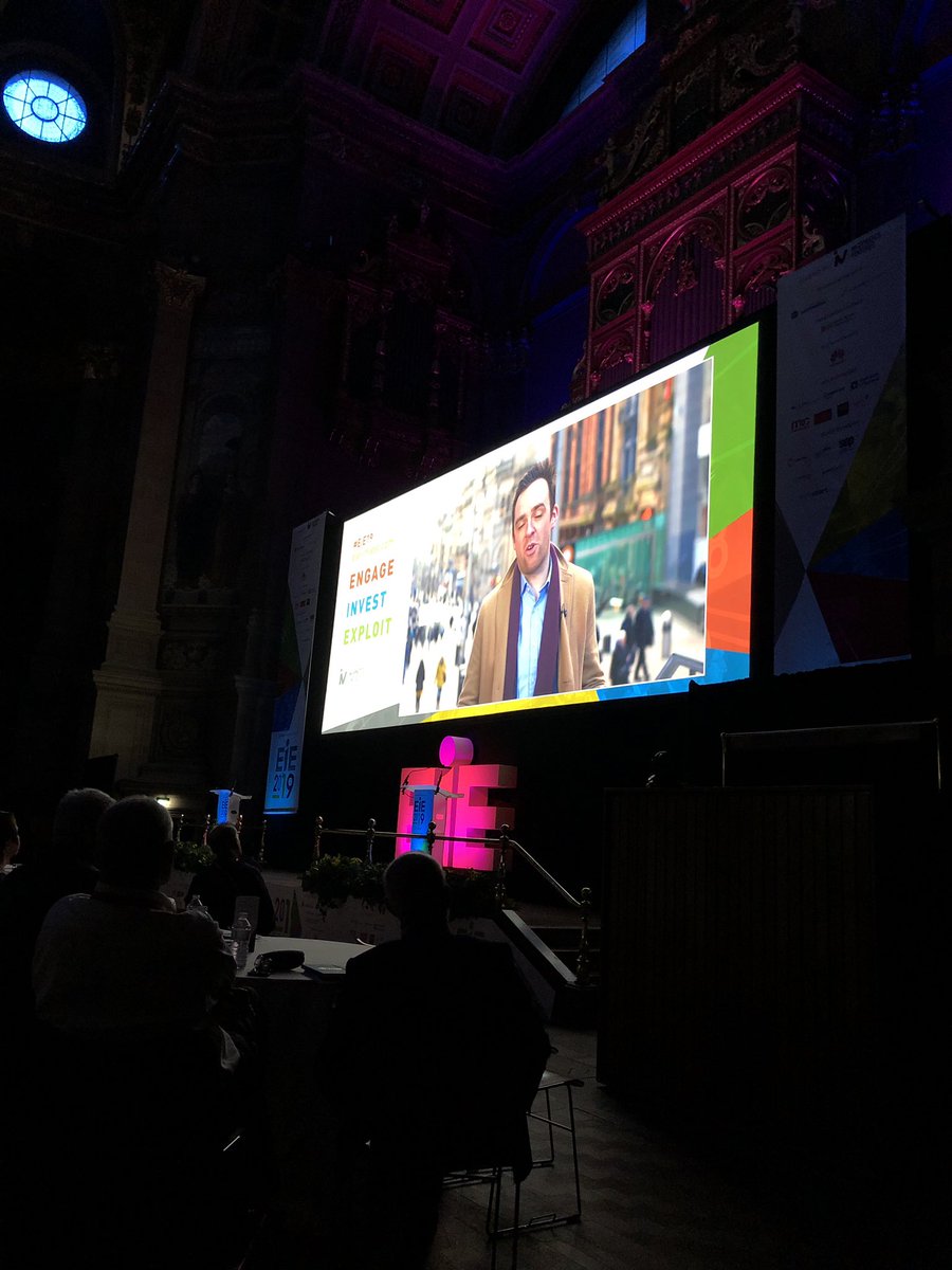 Having a awesome day #EIE19 event in Edinburgh today. Some great pitches, keynotes and connections. One of the best events I’ve been to in a long while @infventures