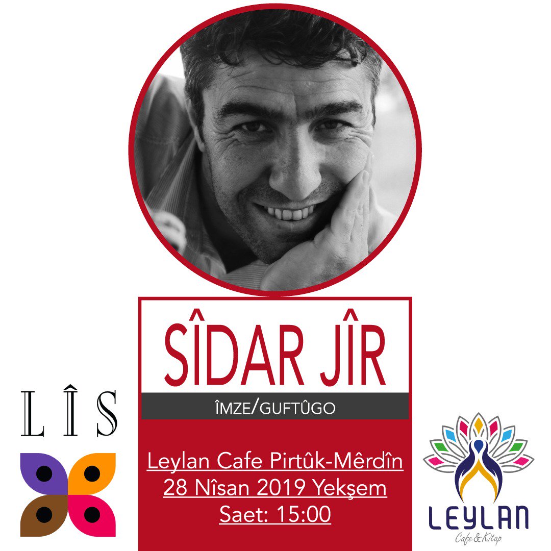 Yekşemî Sîdar Jîr li cafeya we ye em benda mêvantiya we ne