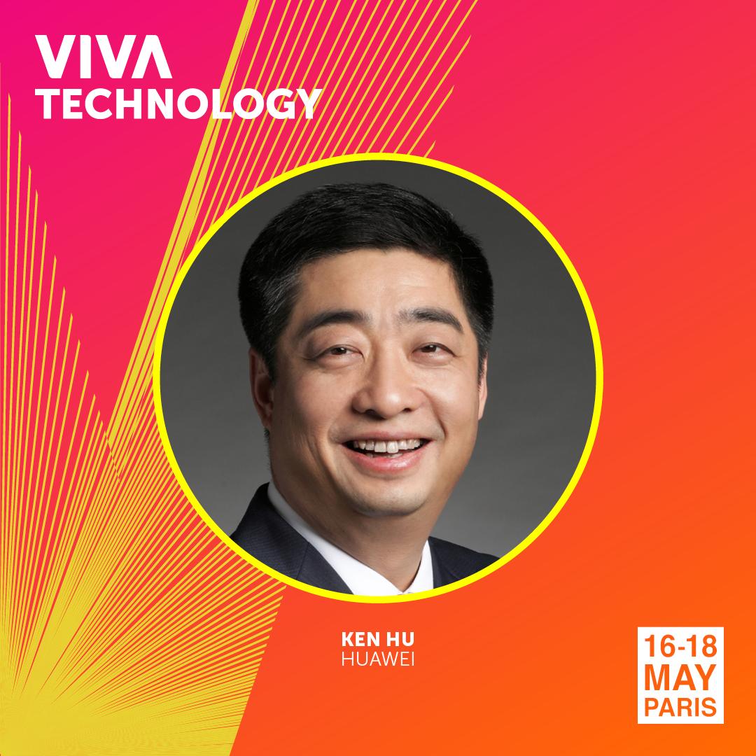 VivaTech's tweet photo. This just in! Ken Hu, Chairman of @Huawei will be speaking on stage at #VivaTech! We're thrilled to welcome @HuaweiFr for the very first time! #Huawei

https://t.co/nr6smEn28m https://t.co/iniOphKt5k
