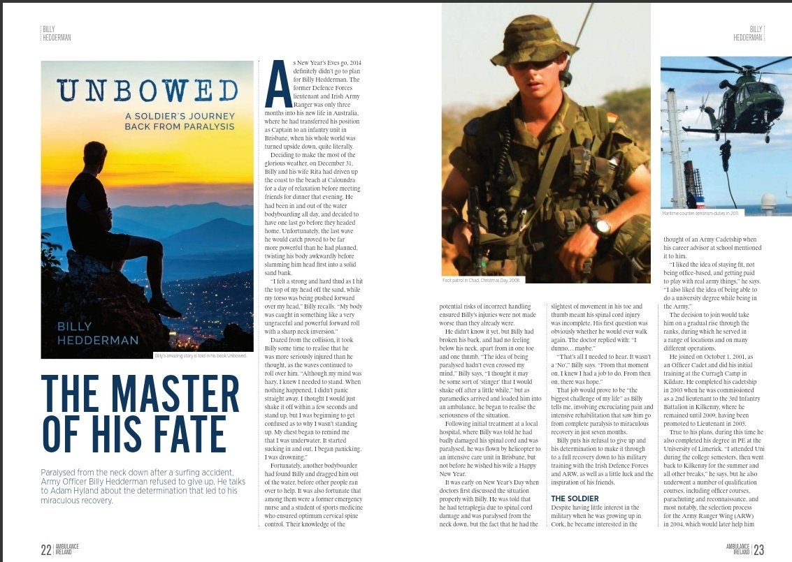 BillyHedderman's tweet photo. Thanks to Adam @AshvilleTeam for the article in the recent edition of Ambulance Ireland magazine. @MercierBooks @FiftyTwoWords @GavinEgerton @kforfitz https://t.co/HI6zgGJajO