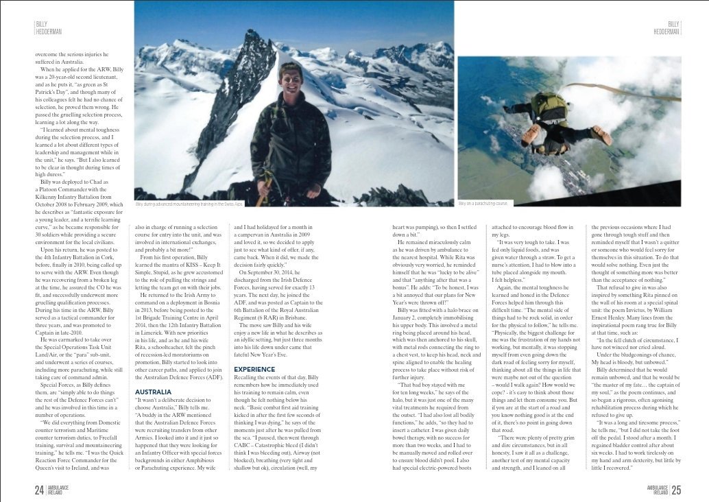 BillyHedderman's tweet photo. Thanks to Adam @AshvilleTeam for the article in the recent edition of Ambulance Ireland magazine. @MercierBooks @FiftyTwoWords @GavinEgerton @kforfitz https://t.co/HI6zgGJajO