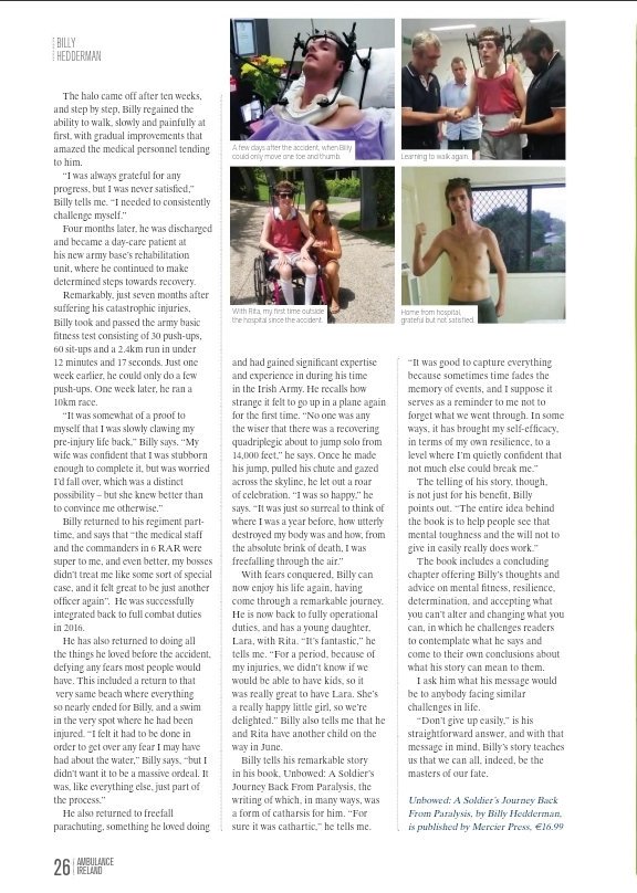 BillyHedderman's tweet photo. Thanks to Adam @AshvilleTeam for the article in the recent edition of Ambulance Ireland magazine. @MercierBooks @FiftyTwoWords @GavinEgerton @kforfitz https://t.co/HI6zgGJajO