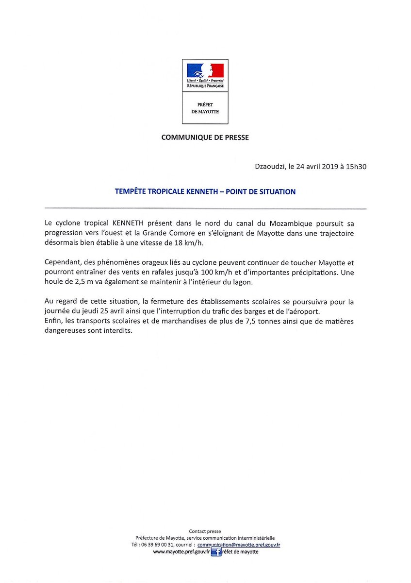 Préfet de Mayotte tweet media