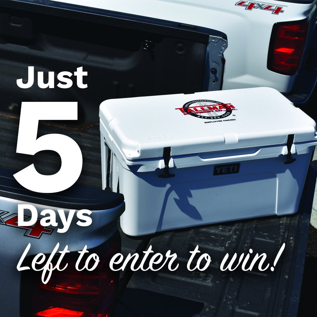 Just 5 days left to enter for your chance to win this Yeti Tundra 65 cooler courtesy of Tallman Equipment Enter Here: buff.ly/2Tw2bPv

#linemanlife #linemanattitude #linemantools #electriciantools #tallman #tallmantough #powerlineman #tallmanequipment #wesupportlinemen