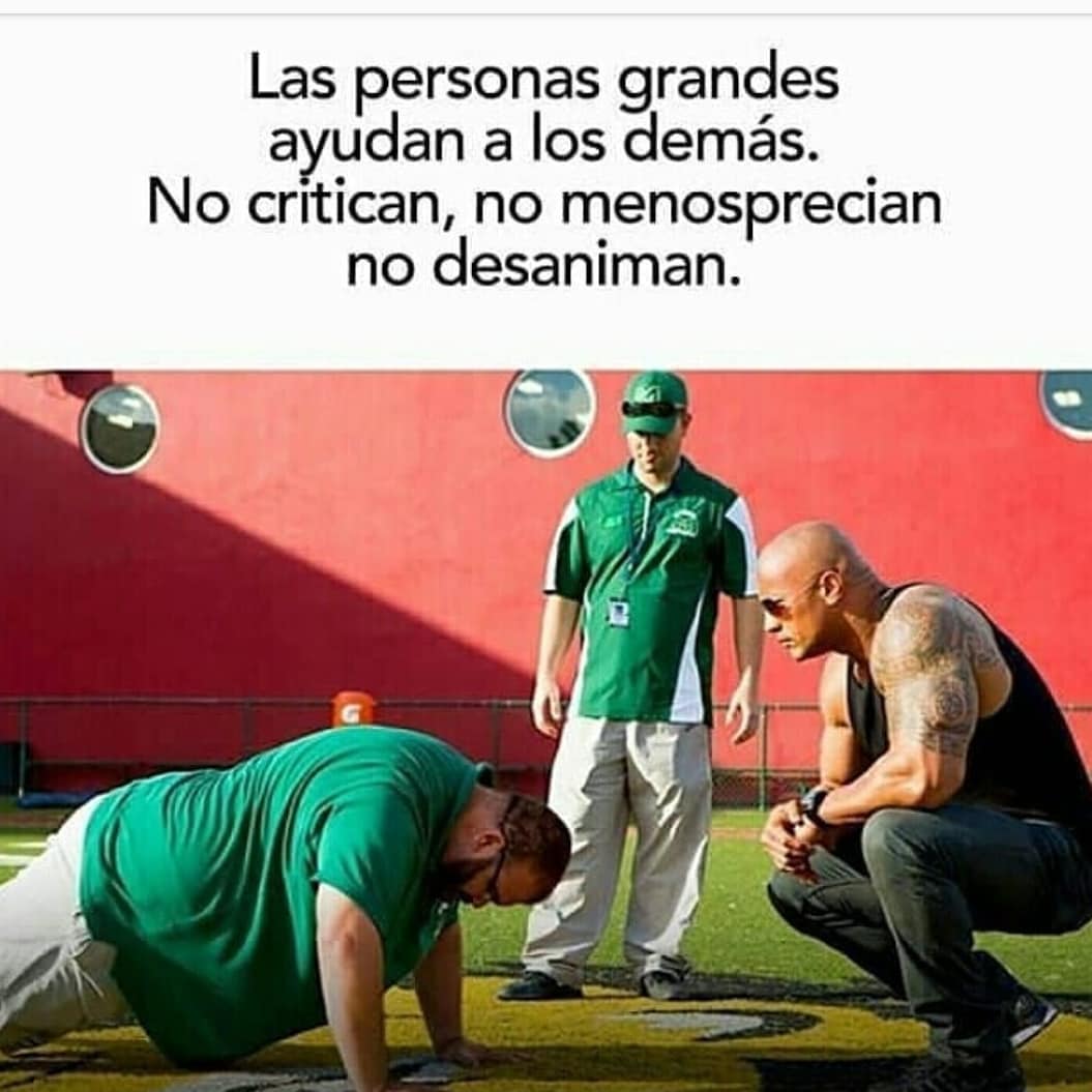 Nunca subestimes a nadie por sus capacidades físicas...