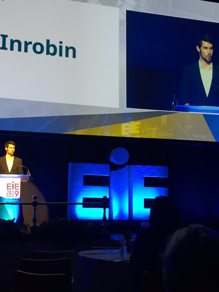 Great to see <a href="/InrobinLtd/">Inrobin Ltd</a> take to the stage at #EIE19 #MoreThanADay
