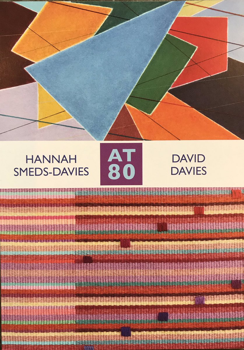 MaidenBridgeArt's tweet photo. Hannah Smeds-Davies &amp; David Davies 80th birthday celebratory art exhibition #maidenbridgeartcentre #Hannahsmedsdavies #Daviddavies #textiles #weaving #softpastel https://t.co/WHnmyAviQS